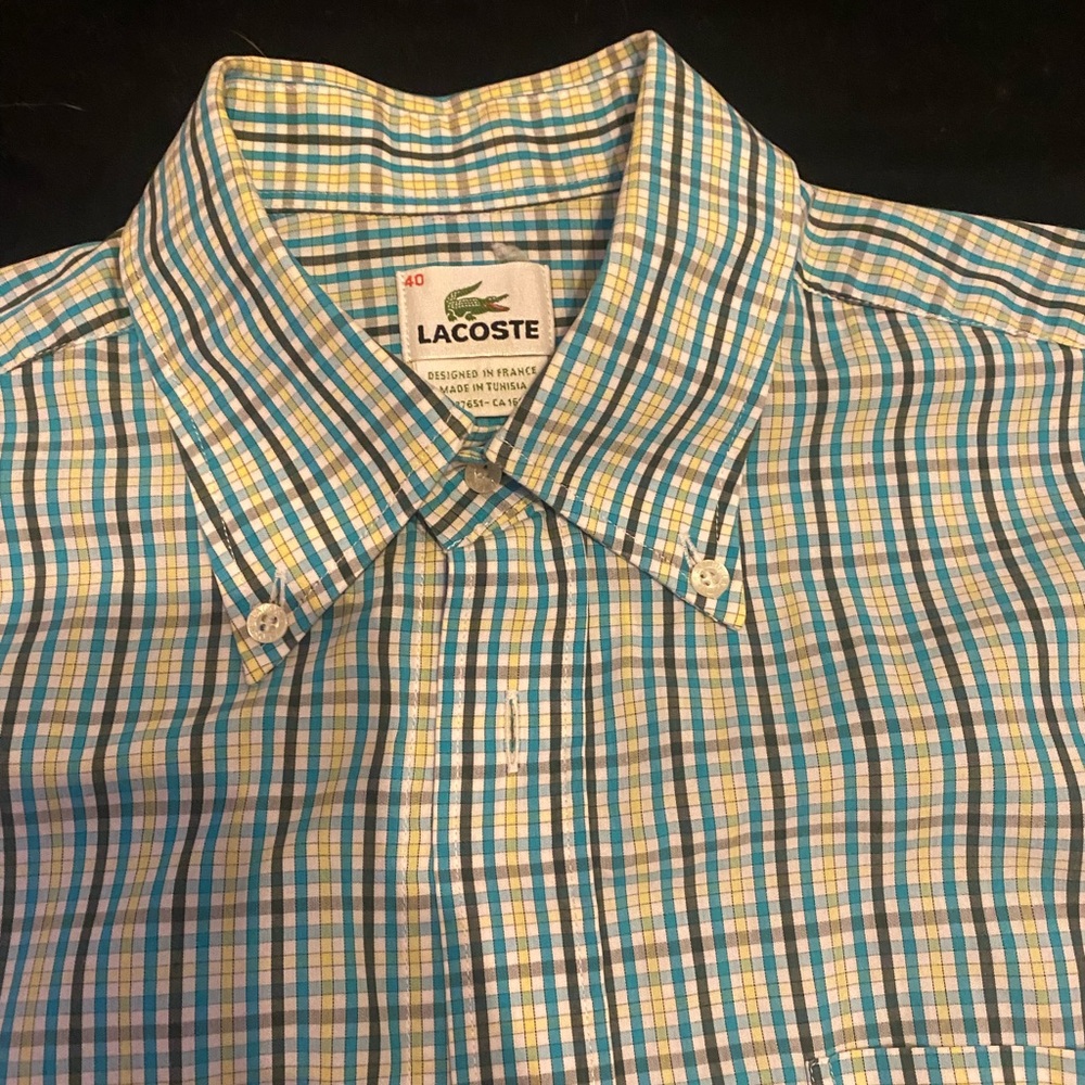 Mens Lacoste button down